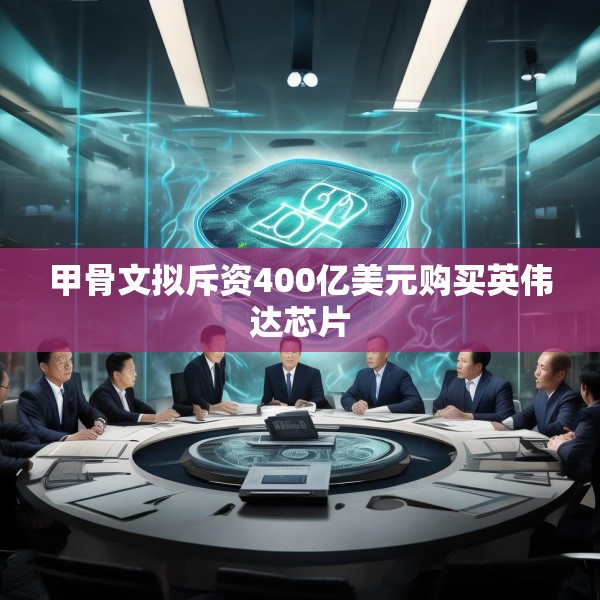 甲骨文拟斥资400亿美元购买英伟达芯片