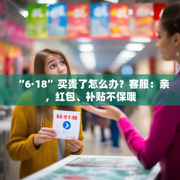 “6·18”买贵了怎么办？客服：亲，红包、补贴不保哦