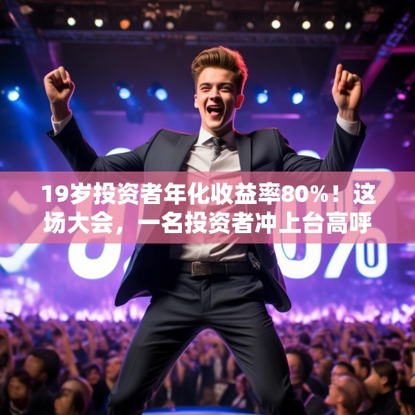 19岁投资者年化收益率80%！这场大会，一名投资者冲上台高呼“我一定会成功的”！