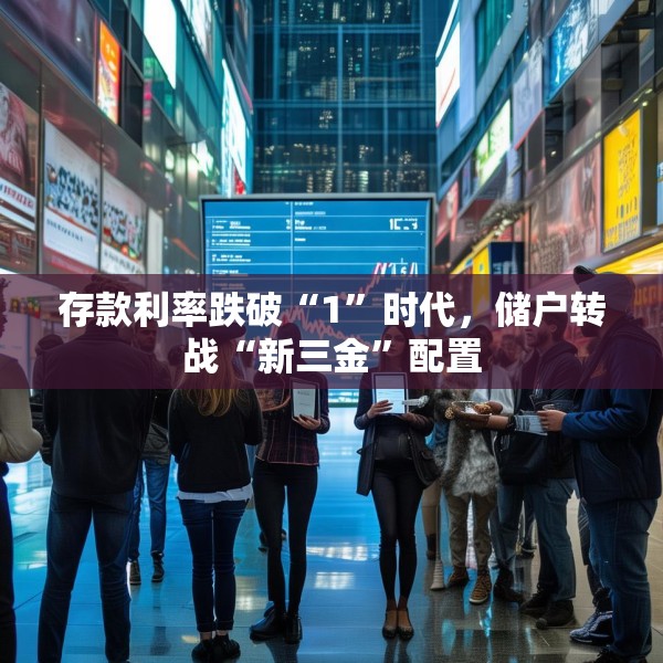 存款利率跌破“1”时代，储户转战“新三金”配置