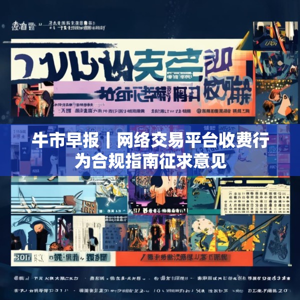 牛市早报｜网络交易平台收费行为合规指南征求意见
