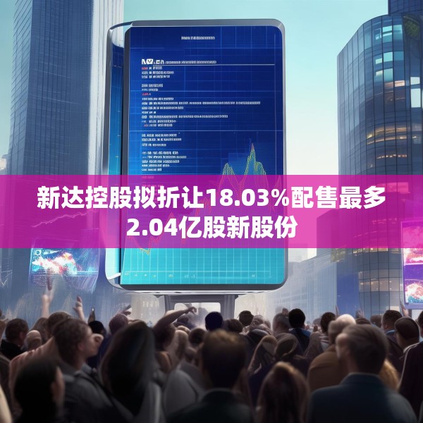 新达控股拟折让18.03%配售最多2.04亿股新股份