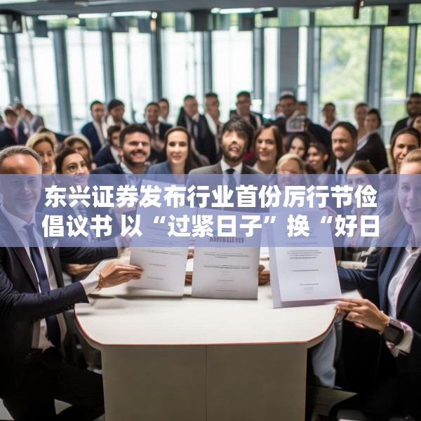东兴证券发布行业首份厉行节俭倡议书 以“过紧日子”换“好日子”