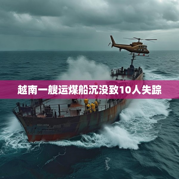 越南一艘运煤船沉没致10人失踪