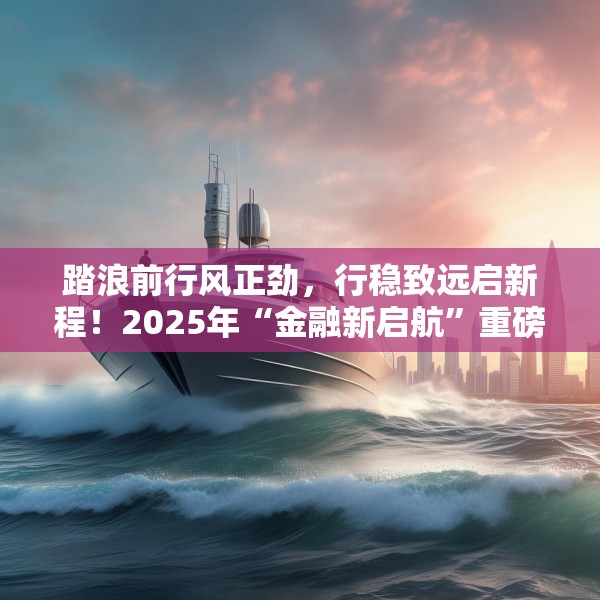 踏浪前行风正劲，行稳致远启新程！2025年“金融新启航”重磅启动