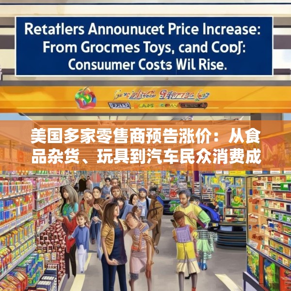 美国多家零售商预告涨价：从食品杂货、玩具到汽车民众消费成本将进一步增加
