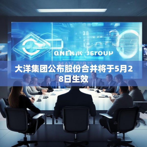 大洋集团公布股份合并将于5月28日生效