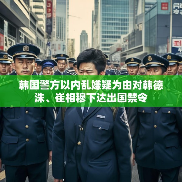 韩国警方以内乱嫌疑为由对韩德洙、崔相穆下达出国禁令
