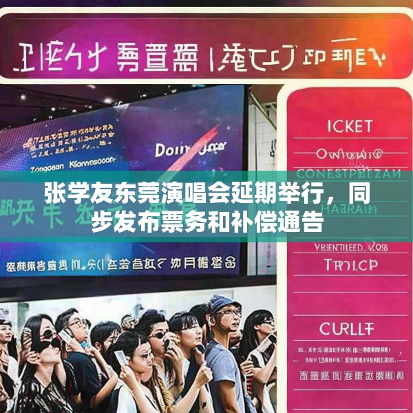 张学友东莞演唱会延期举行，同步发布票务和补偿通告