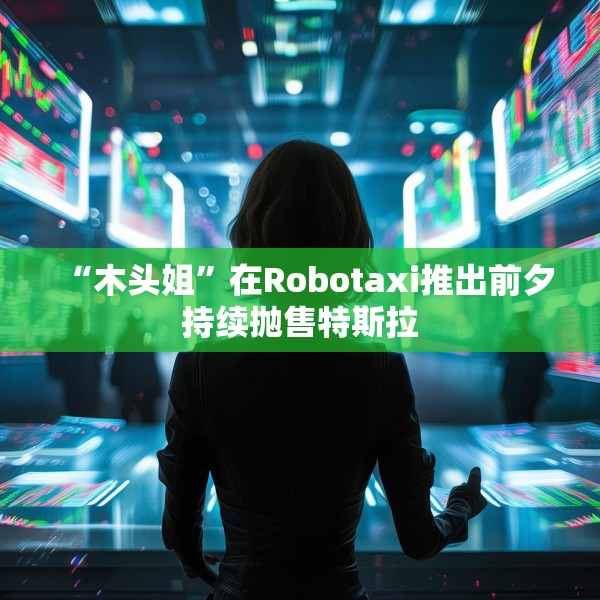“木头姐”在Robotaxi推出前夕持续抛售特斯拉