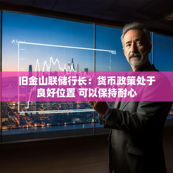 旧金山联储行长：货币政策处于良好位置 可以保持耐心