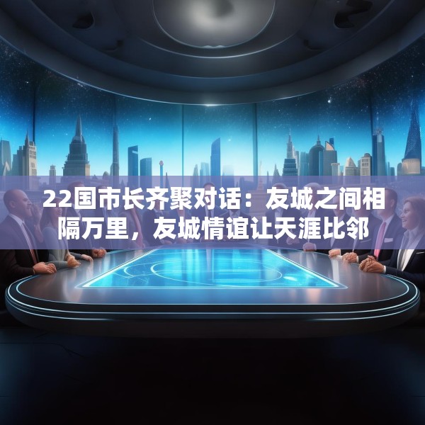 22国市长齐聚对话：友城之间相隔万里，友城情谊让天涯比邻