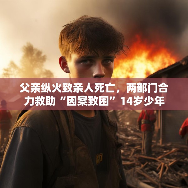 父亲纵火致亲人死亡，两部门合力救助“因案致困”14岁少年
