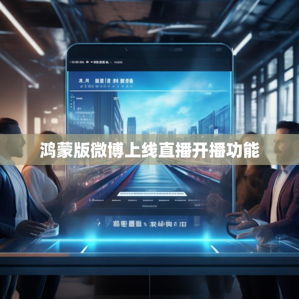 鸿蒙版微博上线直播开播功能