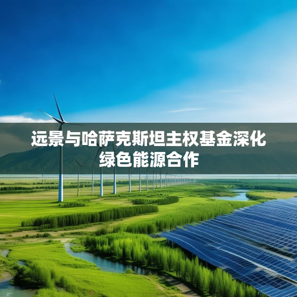 远景与哈萨克斯坦主权基金深化绿色能源合作