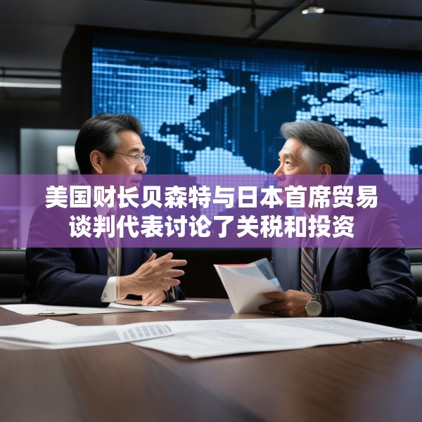 美国财长贝森特与日本首席贸易谈判代表讨论了关税和投资