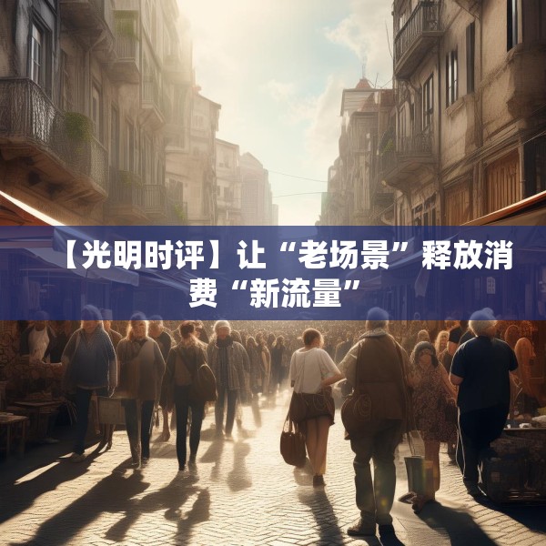 【光明时评】让“老场景”释放消费“新流量”