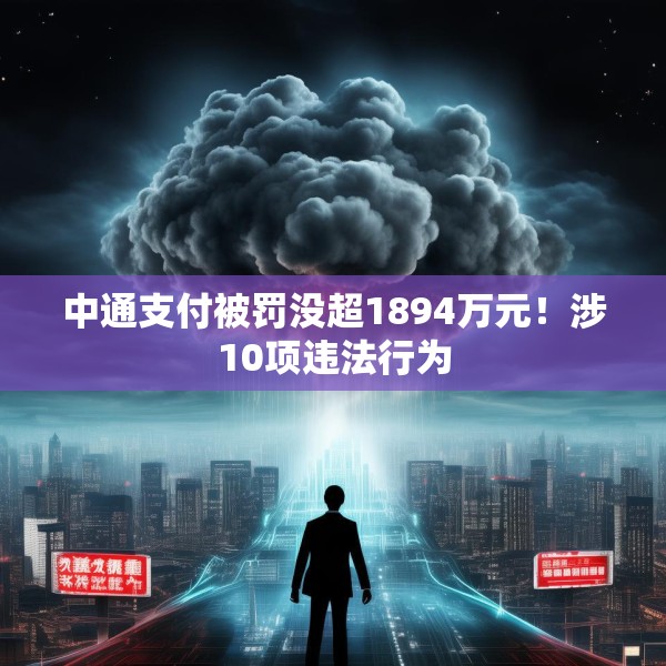 中通支付被罚没超1894万元！涉10项违法行为