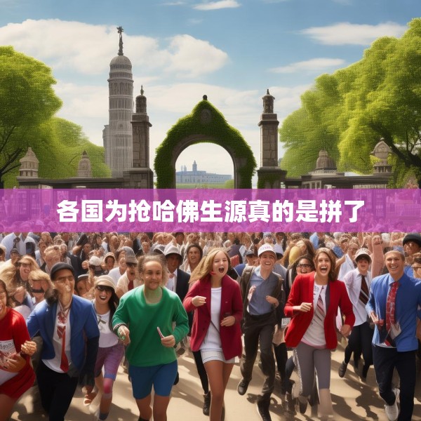 各国为抢哈佛生源真的是拼了
