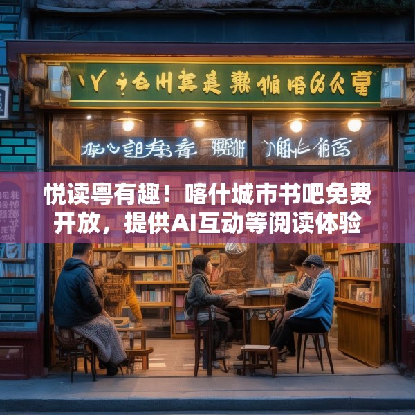 悦读粤有趣！喀什城市书吧免费开放，提供AI互动等阅读体验