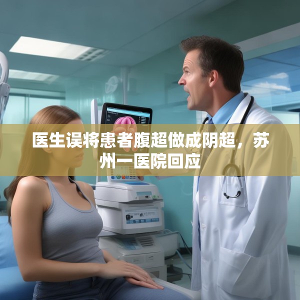 医生误将患者腹超做成阴超，苏州一医院回应