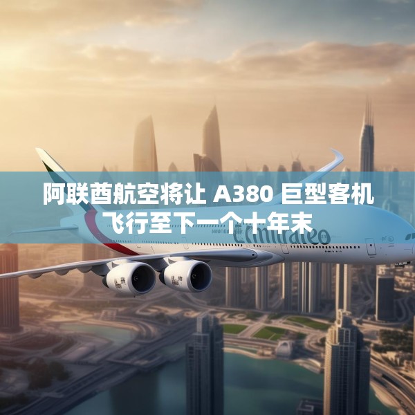 阿联酋航空将让 A380 巨型客机飞行至下一个十年末