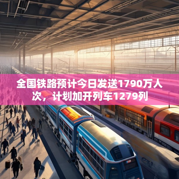 全国铁路预计今日发送1790万人次，计划加开列车1279列