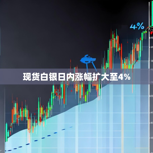 现货白银日内涨幅扩大至4%