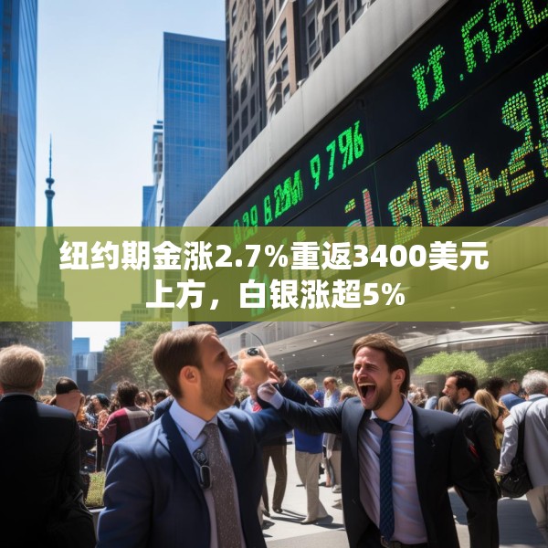 纽约期金涨2.7%重返3400美元上方，白银涨超5%
