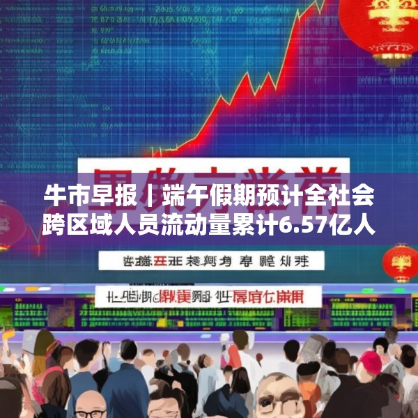 牛市早报｜端午假期预计全社会跨区域人员流动量累计6.57亿人次