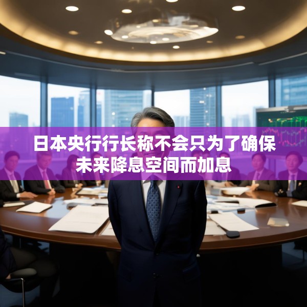 日本央行行长称不会只为了确保未来降息空间而加息