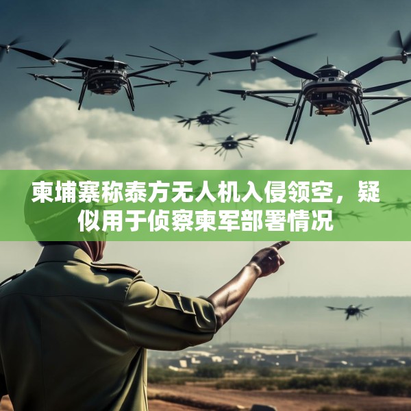 柬埔寨称泰方无人机入侵领空，疑似用于侦察柬军部署情况