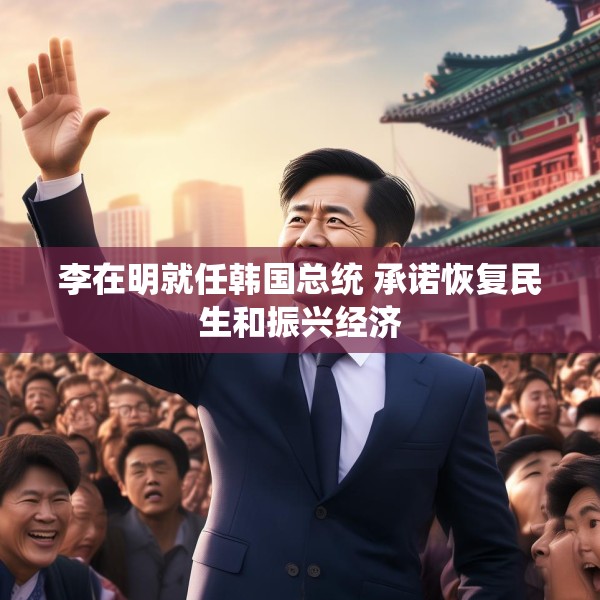 李在明就任韩国总统 承诺恢复民生和振兴经济