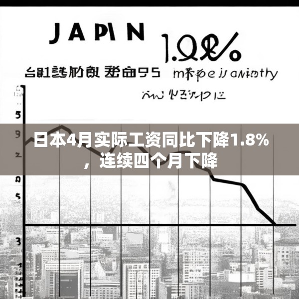 日本4月实际工资同比下降1.8%，连续四个月下降