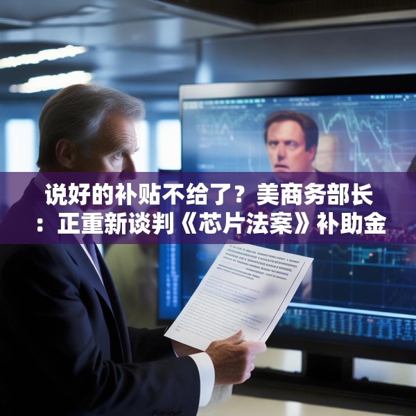 说好的补贴不给了？美商务部长：正重新谈判《芯片法案》补助金