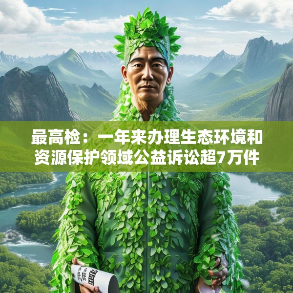 最高检：一年来办理生态环境和资源保护领域公益诉讼超7万件
