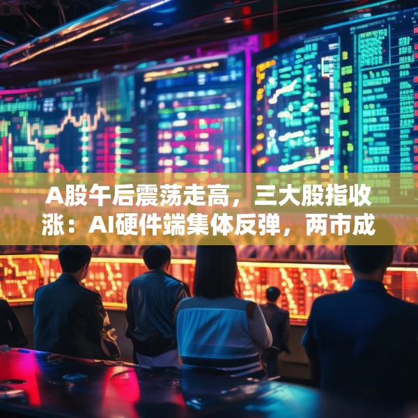 A股午后震荡走高，三大股指收涨：AI硬件端集体反弹，两市成交近1.3万亿元