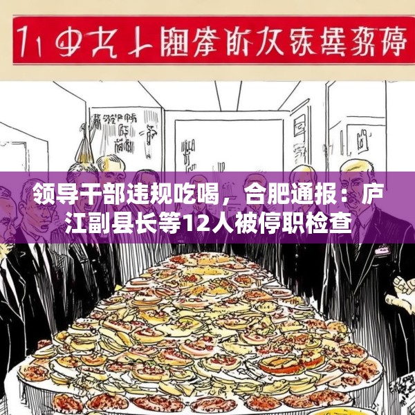 领导干部违规吃喝，合肥通报：庐江副县长等12人被停职检查