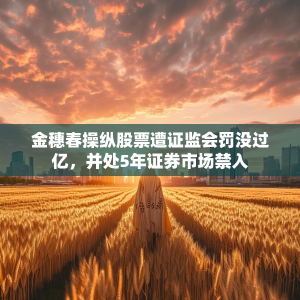 金穗春操纵股票遭证监会罚没过亿，并处5年证券市场禁入