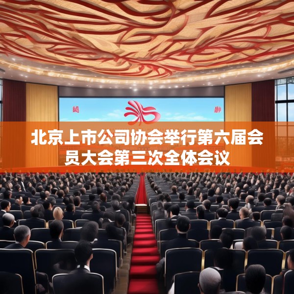 北京上市公司协会举行第六届会员大会第三次全体会议
