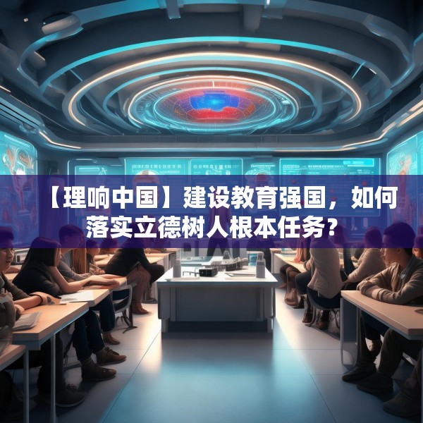 【理响中国】建设教育强国，如何落实立德树人根本任务？
