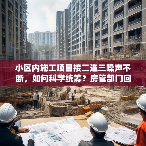 小区内施工项目接二连三噪声不断，如何科学统筹？房管部门回应