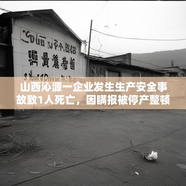 山西沁源一企业发生生产安全事故致1人死亡，因瞒报被停产整顿
