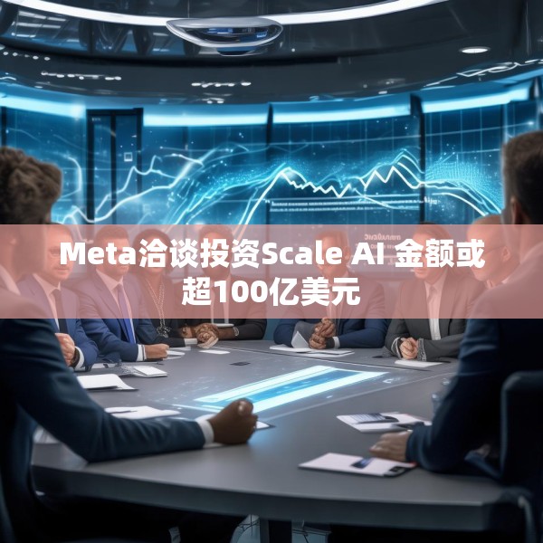Meta洽谈投资Scale AI 金额或超100亿美元