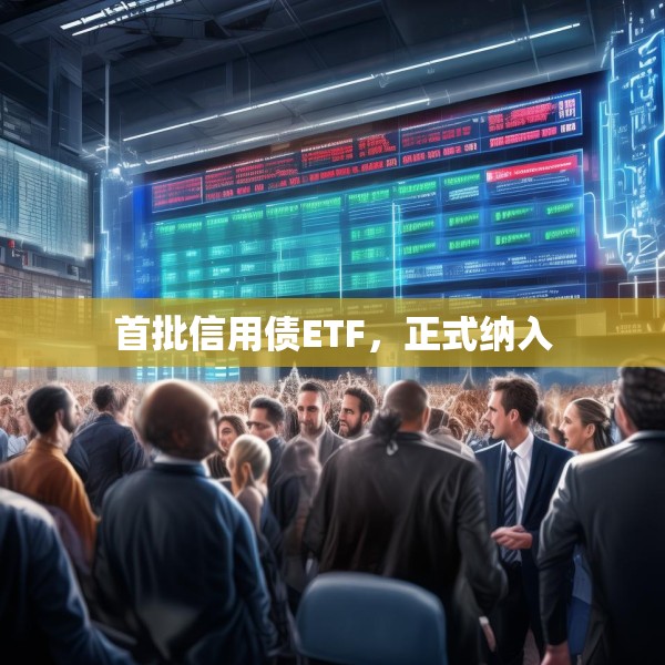 首批信用债ETF，正式纳入