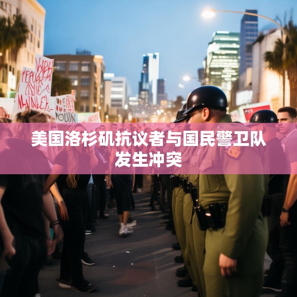 美国洛杉矶抗议者与国民警卫队发生冲突