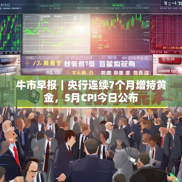 牛市早报｜央行连续7个月增持黄金，5月CPI今日公布