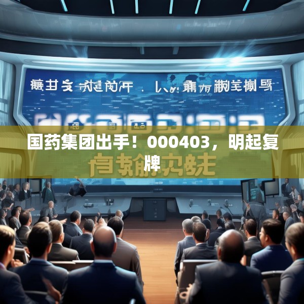国药集团出手！000403，明起复牌