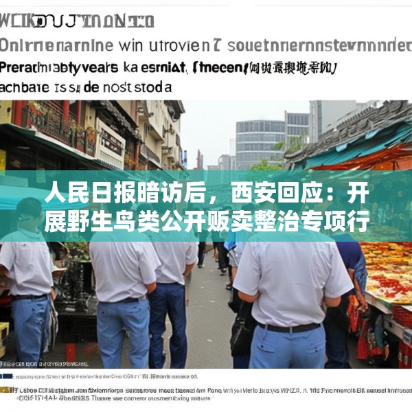 人民日报暗访后，西安回应：开展野生鸟类公开贩卖整治专项行动