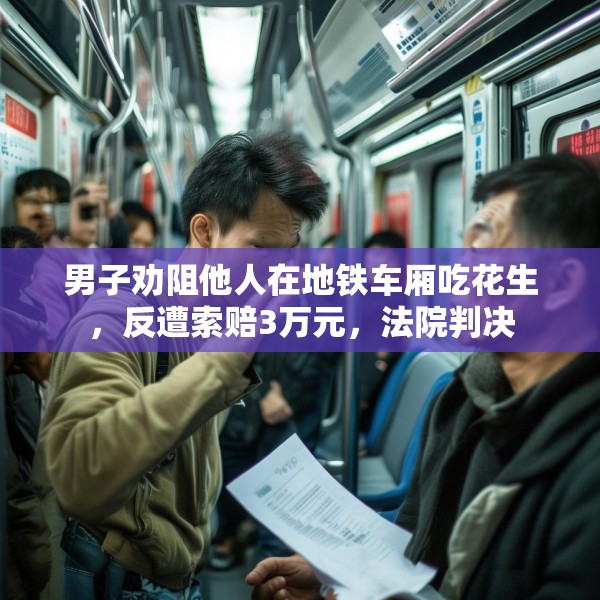 男子劝阻他人在地铁车厢吃花生，反遭索赔3万元，法院判决